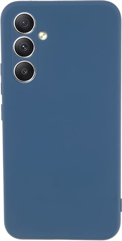 Coverup Hoesje - Geschikt voor Samsung Galaxy A34 Hoesje - Coverup Colour TPU Back Cover - Metallic Blue