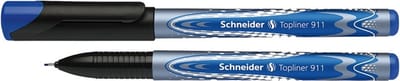 Fineliner schneider topliner 911 0.4mm blauw | 10 stuks