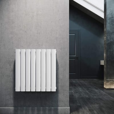 Horizontale paneelradiator 630 x 616 mm voor badkamer en woonkamer - Dubbellaags platte radiator