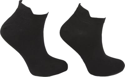 Soga - 6-Pack - Vrolijke Sneakersokken - Betaalbare Kwaliteit - Heren / Dames - zwart - 36-42 - 003