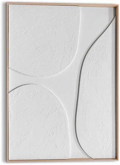 Schilderij 3D Art Stille Vormen - 70 x 50 - Hout - REINDERS