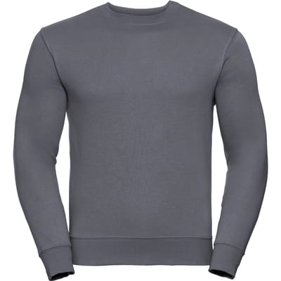 Russell Heren Authentieke Sweatshirt (Slimmer Cut) (Konvooi Grijs)