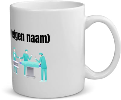 Akyol - chirurgen met eigen naam koffiemok - theemok - Chirurg - patiënten/doktoren - collega's - verjaardag - afscheidscadeau - geschenk - kado - 350 ML inhoud