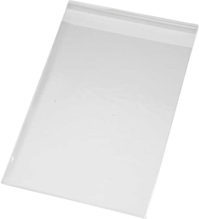 Cellofaan Zakjes, H: 17,3 cm, B: 12,3 cm, dikte 25 my, 20 stuk/ 1 doos