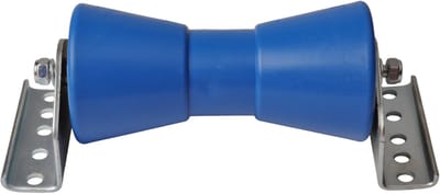 Kielrol set - 200x85 mm - blauw - compleet op steun