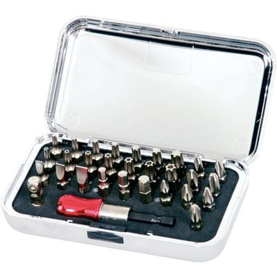 KS Tools Chrome+ Serie - Bitset - 30-delig - 1/4 Inch