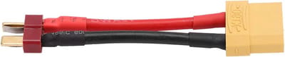 Adapterkabel - Connector Kabel - RC Modellen - Siliconen Kabel - 97 mm - Zwart