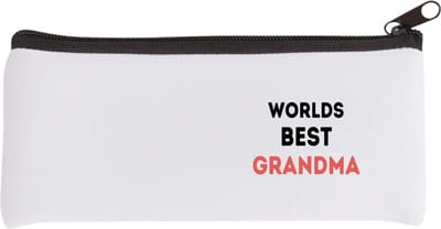 Akyol - worlds best grandma Etui - Oma - de beste oma - verjaardagscadeau - verjaardag - cadeau - cadeautje voor oma - oma artikelen - kado - geschenk - gift - 20 bij 9 cm