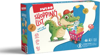 PUEDO® Shopping List – Educatief Magneetspel – Geheugen- & Winkelspel voor Kinderen vanaf 3 Jaar – EVA Speelgoed – Leerzaam Rollenspel over Geld & Winkelen