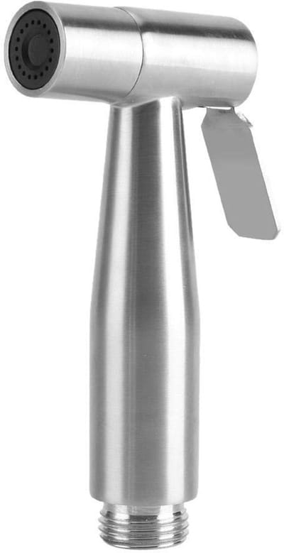 Allecto - Handdouche - Bidet Sproeier - Waterbesparend - Zilver - Multifunctioneel - Eenvoudige installatie - Geschikt voor Badkamer - Kleur zilver