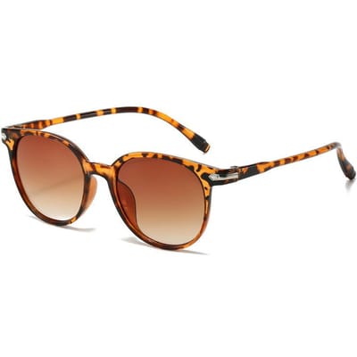 Nieuwe Vintage Stijl Ronde Vorm Kleine Vorm Montuur Zonnebrillen Gepersonaliseerde High-End Brillen voor Mannen en Vrouwen Stijlvolle Trend UV-Bestendig Zicht