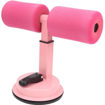 Sit-up Beugel Steun Zuignap Buikspieroefenaar Verstelbaar Thuis Fitnessapparatuur pink