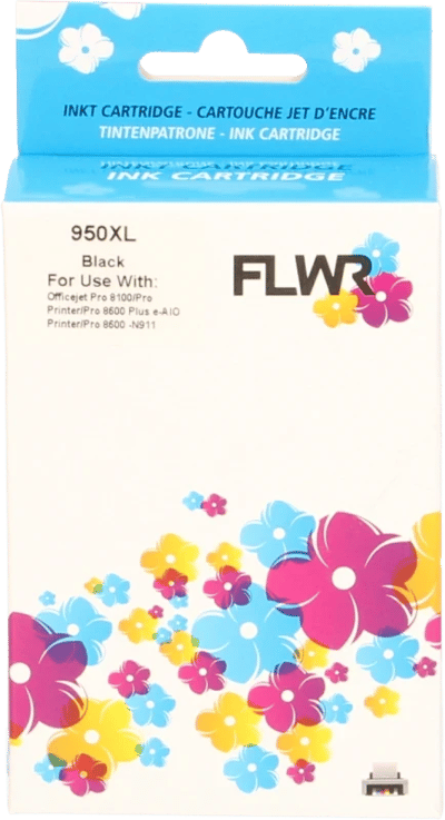 FLWR - Inktcartridge / 950XL zwart - Geschikt voor HP
