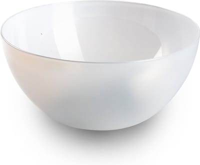 Plasticforte Serveerschaal - D28xH14 cm - saladeschaal - kunststof - transparant - 4,5L