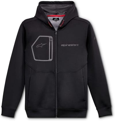 Hoodie En Zip - Sweatshirt Met Kap - Casual Kleding - Dubbelzijdig Tech Fleece - Maat L - Zwart