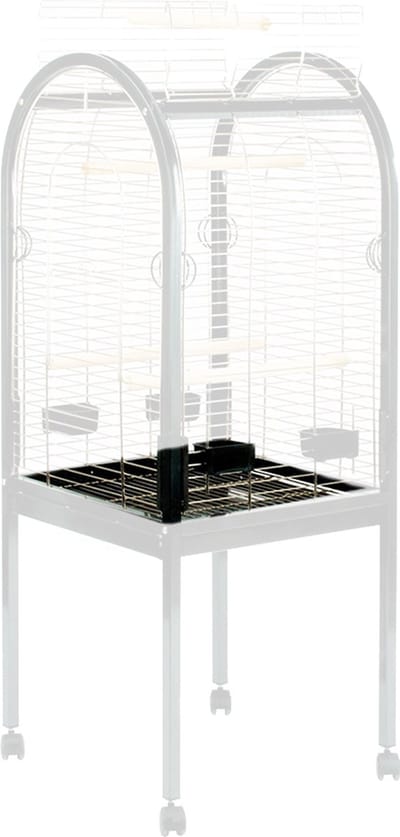 Duvoplus - Kooi - Vogel - Bodemrooster Junior Papegaaikooi 498/052 48,8x51cm Zilver - 1st