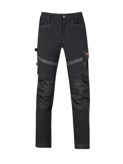 STØRVIK Stef 4-Way Stretch Werkbroek - Heren - Comfort - Maat 2XL - Zwart