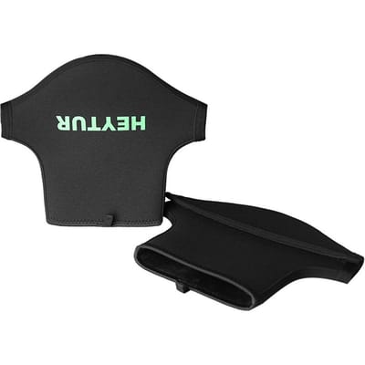 Gants de pagaie imperméables en néoprène pour hommes et femmes, pour adultes, pour le kayak, le canoë, le bateau noir