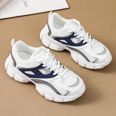 Nieuwe Damesschoenen Herfst Winter Retro Sneaker Dikke Zool Ademend Papa Schoenen Kleurafstemming, Vrouwelijke Student Casual Schoenen 41 beige