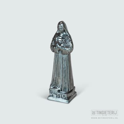 Sainte Rita - Religieus beeldje - Cadeau kerk - Beschermheilige - Katholiek sculptuur - Decoratie - Uniek en handgemaakt