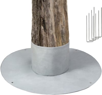 Boombescherming - Wortelafdekking - Winterklaar Maken - Luchtcirculatie Verbeterd - 100 cm Diameter - Zwart
