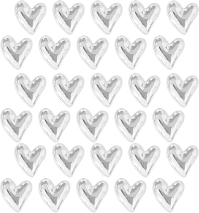 Dailygoods- Koelkastmagneten 30 stuks - Hartvorm - 3D Krachtige Magneten - Decoratie voor Keuken/Kantoor - Duurzaam Kunsthars - Sterke Bevestiging - Decoratiemagneten