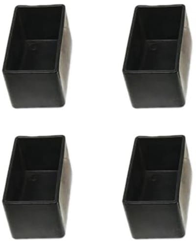 Rechthoekige Stoelpootdoppen - 8 Stuks Antislip Bescherming voor Vloeren