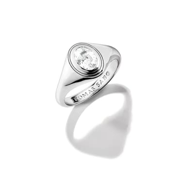 Thomas Sabo - TR2523-051-14-50 - Ring - Dames - 925 Zilver - Bold Elegance - Ringmaat 50