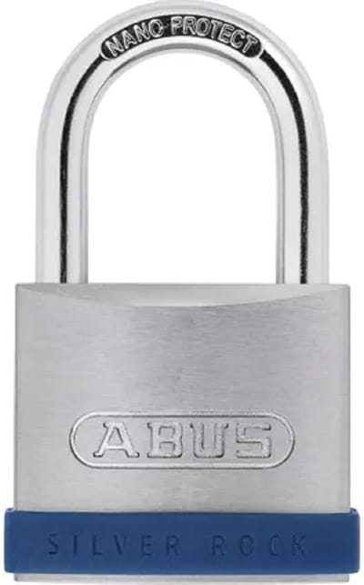 Abus Hangslot Met Sleutel Tkz6/55 - Zink, Hoge Veiligheid Voor Buiten - Behuizing 55mm