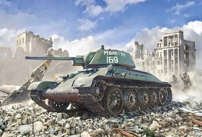 Italeri Modelbouwpakket Militaire voertuigen - 6570 T-34/76 Model 1943 Early Version - Premium Edition Plastic - 1:35 - Modelbouw