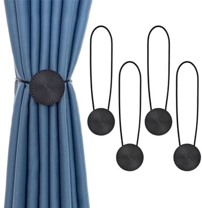 Magnetische Gordijnringen Metalen Clips - Decoratieve Gordijnbinders voor Thuis en Kantoor