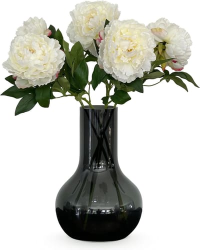 Kunstbloemen Solo - Crème - Peonies - x 5 - 65cm