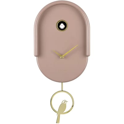 Karlsson Wandklok Tweet - Bruin - 20x8.5x42cm - Wandklok Modern