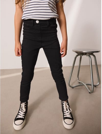 Next - Meisjes - Stretch jeggings met standaard lengte - Zwart
