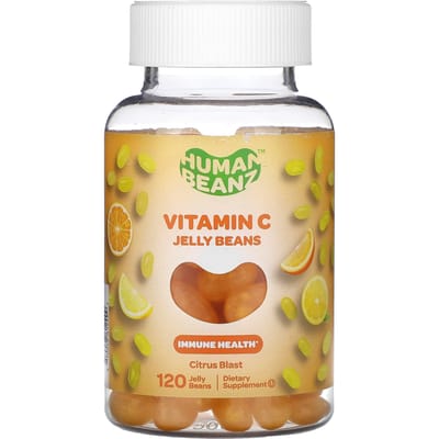 Human Beanz, Vitamine C Jelly Bean, Citrus Blast, 120 Jelly Beans