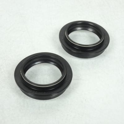 Cache poussière de fourche Centauro pour Scooter Derbi 50 GP1 Open 2006 à 2009 30x39/43x11.6mm / Paire Neuf