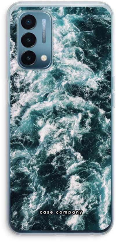 Case Company® - Hoesje geschikt voor OnePlus Nord N200 5G hoesje - Zee golf - Soft Cover Telefoonhoesje - Bescherming aan alle Kanten en Schermrand