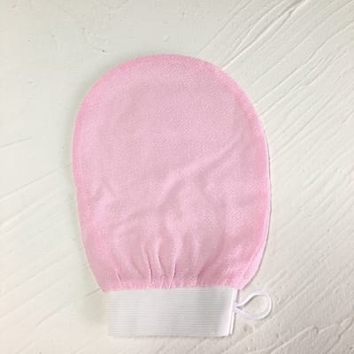 Without Lemon - Scrub Handschoen - Bad - Douche - Scrub Lichaam - Exfoliëren - Roze