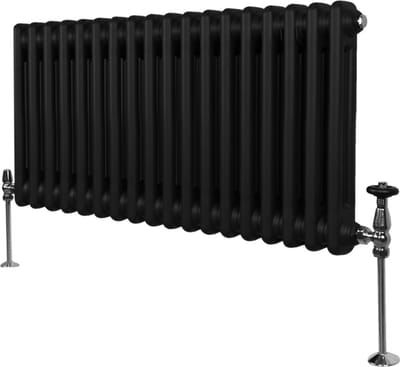 Traditionele 2 kolom radiator - zwart - 300x832mm - 1975 btu