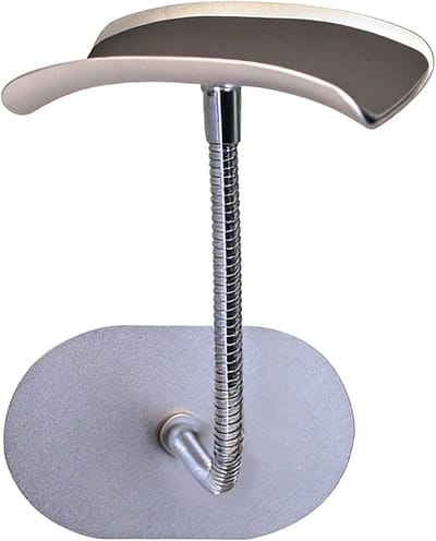 Hoofdtelefoon Stand - Muurbeugel Display - Ruimte Besparen - 360 Graden Flexibel - 65x85mm - Zilver