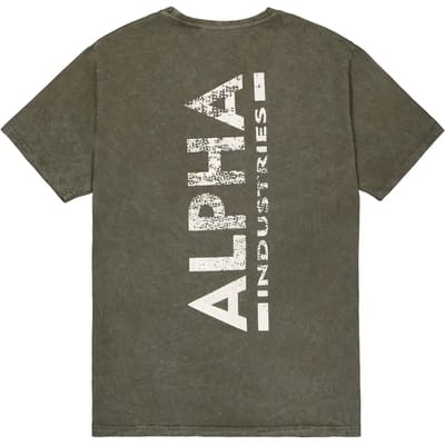 T-shirt met print op de rug Alpha Industries Vintage