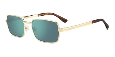 Dsquared2 D2 0192/S ROSE GOLD/ GREEN MIRRORED 58/19/145 Herrenbrillen Zonnebrillen