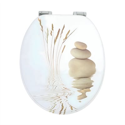 WC-bril - Toiletbril – Voor Badkamer & Toilet – Soft-Close – Comfortabele Toiletbril - Met print