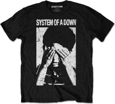 System Of A Down Heren Tshirt -S- See No Evil Zwart