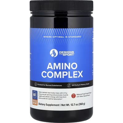 Designs for Sport®, Amino Complex, Fruit Punch, 360G (12.7Oz)