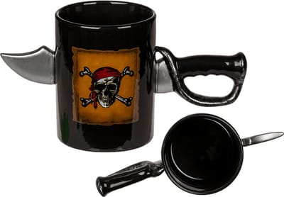 Piraten zwaard mok