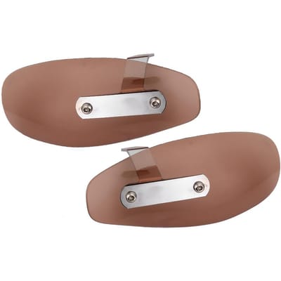 10mm0.4in Universele Motorfiets Handbeschermer Winddeflector Beschermer Geschikt voor HondaTawny donkerbruine kleur