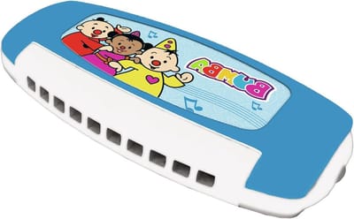 Mondharmonica - Kinderinstrument - Muziek Leren - Meerdere Tonen - 3 x 19 x 12 cm - Geel