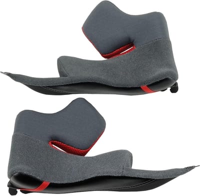Helm Kussens - Wangkussens Set - Comfort Aanpassen - Universeel Verwisselbaar - 35MM - Zwart Rood