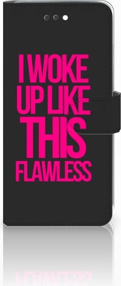 Apple iPhone 7 Plus | 8 Plus Hoesje met naam Woke Up - Origineel Cadeau Zelf Maken